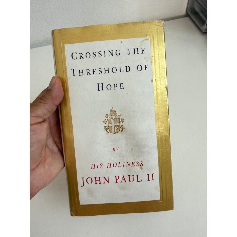 Crossing the Threshold of Hope John Paul II Hardcover Religious Book 0224040154